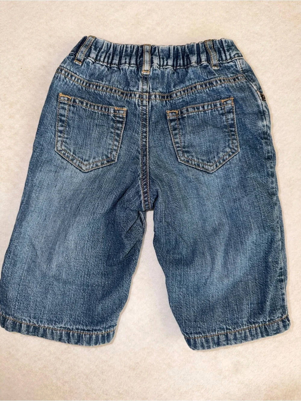 Vintage y2k Baby GAP Lined Infant Button Crotch Denim Jeans